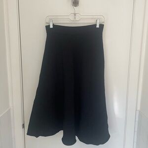 Vintage Alexander Wang Black A-Line Skirt